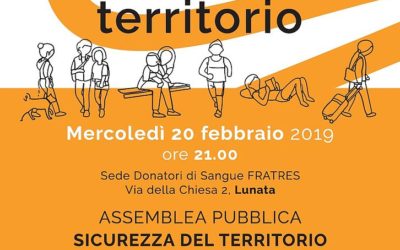 Mercoledì 20 febbraio assemblea pubblica sulla sicurezza del territorio a Lunata