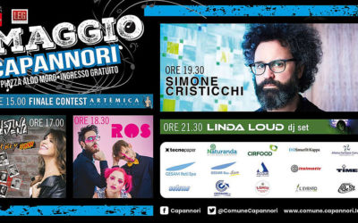 Concerto Primo Maggio 2019 a Capannori: Simone Cristicchi, Cristina D’Avena, Linda Loud, Artemica