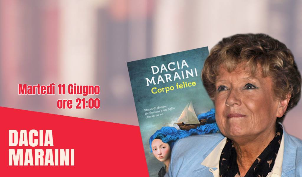 Martedì 11 giugno Dacia Maraini ad Artè