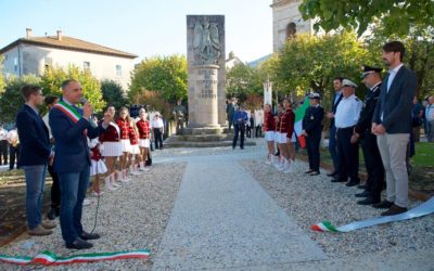 Inaugurazione del rinnovato Parco della Rimembranza a Colle di Compito-LE FOTO